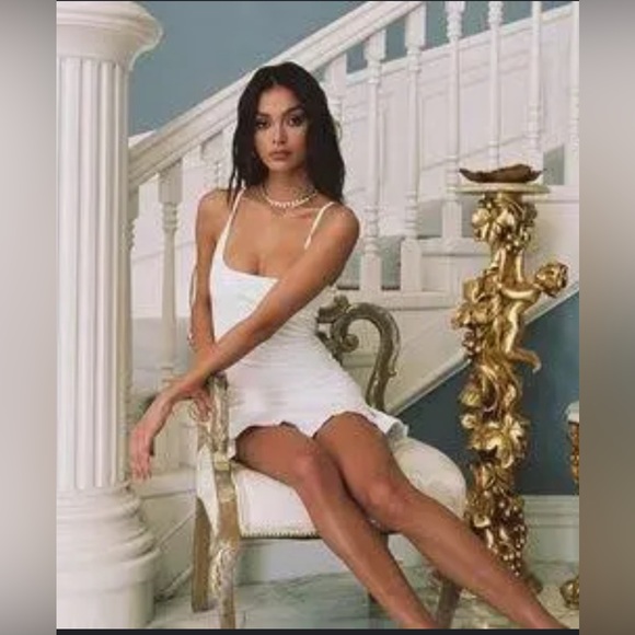 NWT Princess Polly Kiribati Flounced Mini Dress - Picture 14 of 14